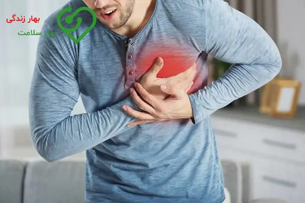   درد قفسه سینه مربوط به قلب 
