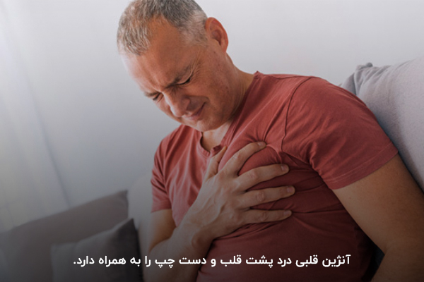 آنژین قلبی؛ علت درد دست چپ و پشت قفسه سینه