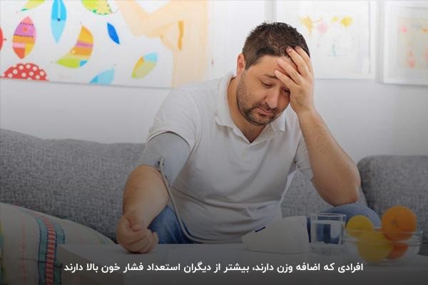 اضافه وزن؛ علت فشار خون بالا